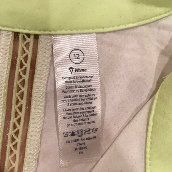 Girl’s Ivviva Tennis Top - Picture 2 of 3